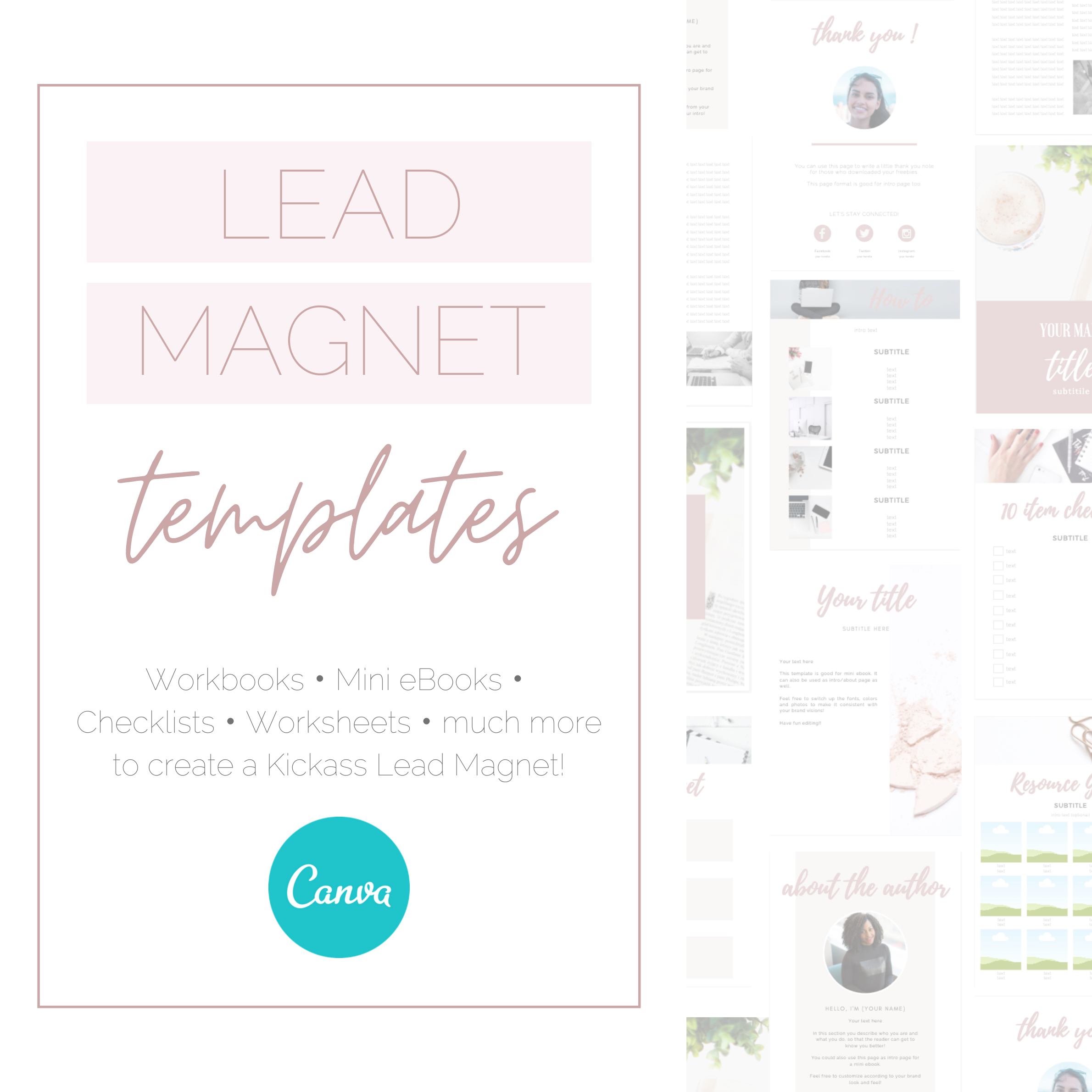 Customizable Lead Magnet Canva Template